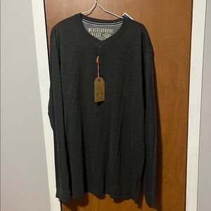 Weatherproof Men's Dark Gray Long Sleeve Shirt